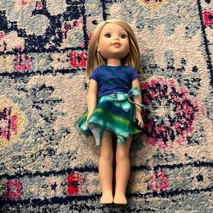 American girl doll wellie wisher doll in great condition